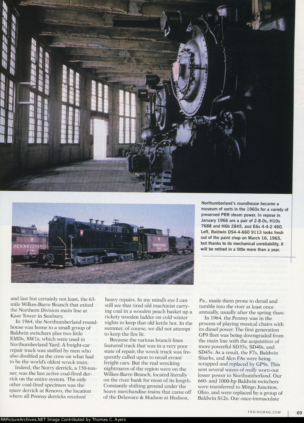 "Pennsy At Northumberland," Page 69, 2004